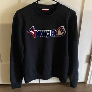 Black Moncler crew neck